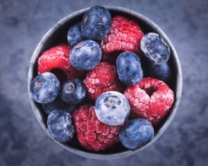 cup of frozen fruit