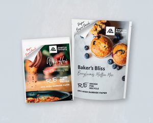 High Barrier Paper Image with paper texture bkg