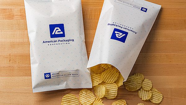 APC's Chip Package with Chips Spilling Out on Table