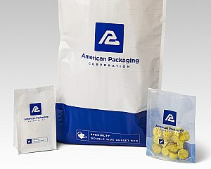 Three different styles of preformed bags and pouches