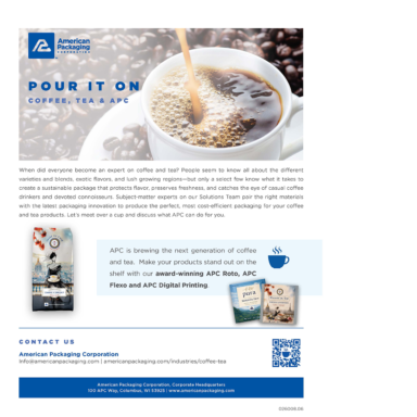 Coffee Tea Sell Sheetfrontpage 026008