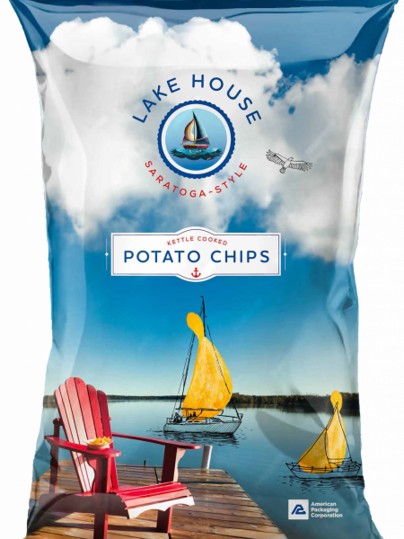 Snacks Potato Chip Bag DS 3 D Render Front