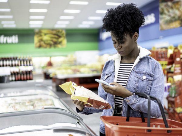Woman in Grocery Store