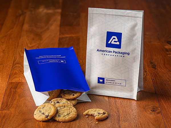 APC's Cookie Package with Cookies Spilling Out on Table Top